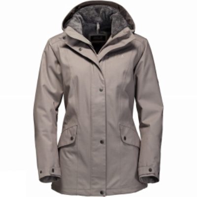 Jack Wolfskin Womens Park Avenue Jacket Moon Rock/Siltstone Jack Wolfskin Womens Park Avenue Jacket Moon Rock/Siltstone